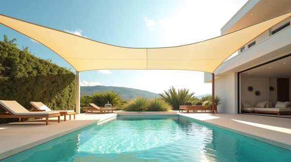 Shade sails : stylish solutions for comfort and style